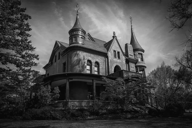 black and white, mansion, home, old, architecture, design, estate, gray home, gray design, gray old, mansion, mansion, mansion, mansion, mansion