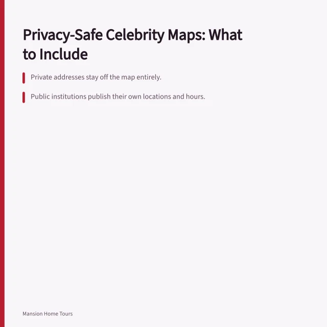 Privacy-safe celebrity maps: public institutions only, no private addresses. 4 things about privacy-safe celebrity maps map worth your time